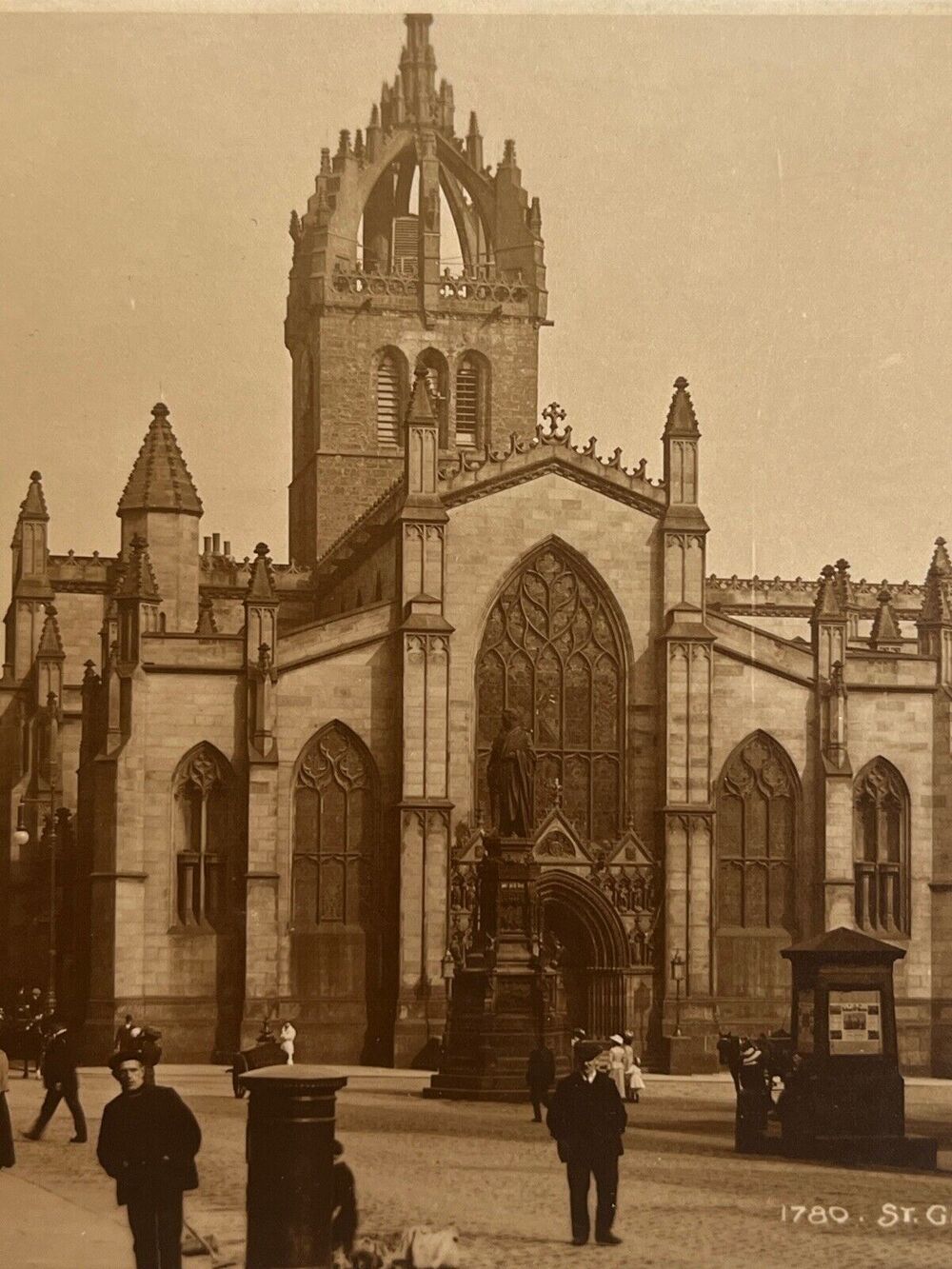 Antique RPPC Postcard Ephemera Early 1900s Picture Judges LTD St Giles Edinburgh